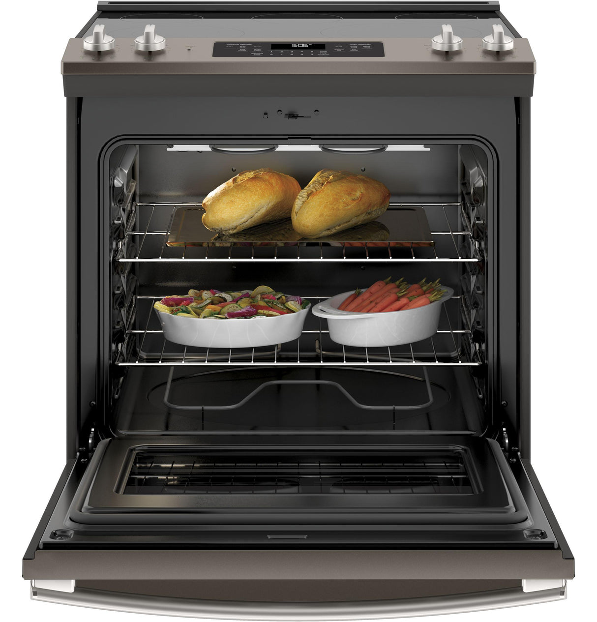 GE® 30" Slide-In Electric Range