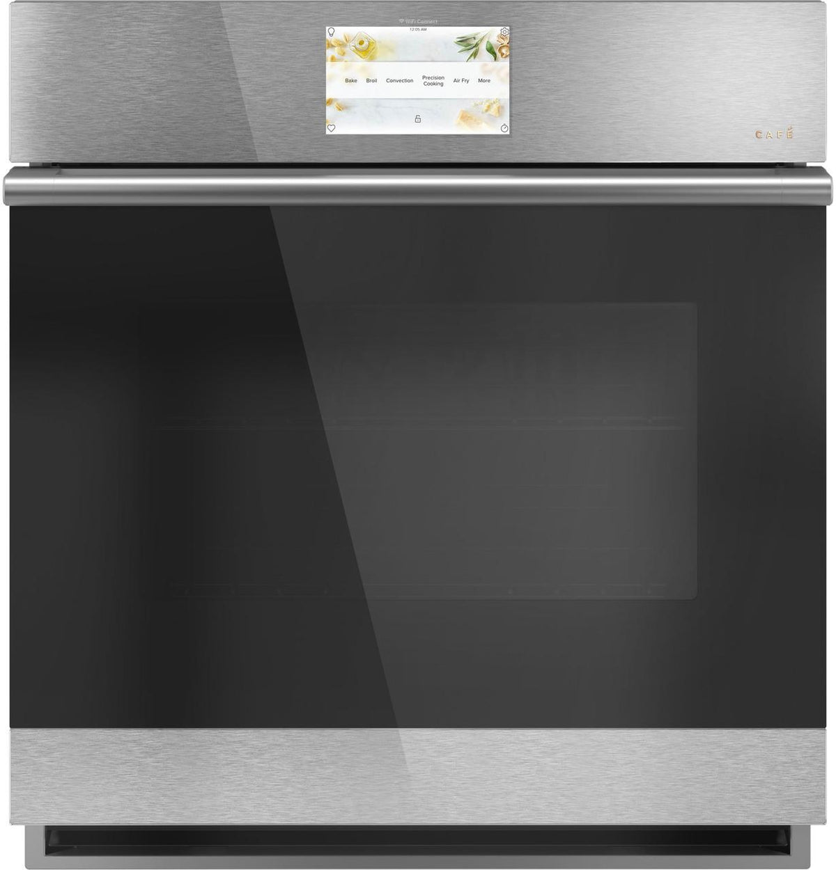 Café™ 27" Smart Single Wall Oven with Convection in Platinum Glass