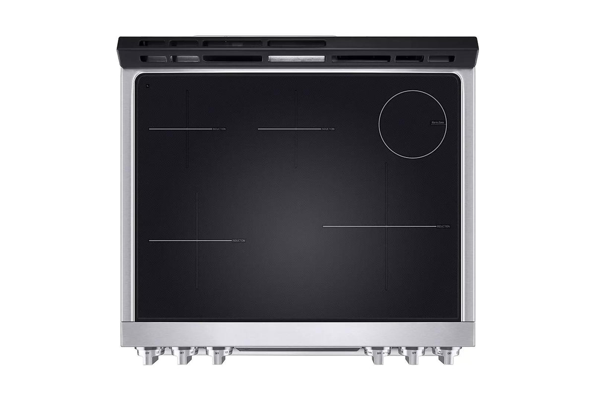 LG STUDIO 6.3 cu. ft. InstaView® Induction Slide-in Range with Air Fry and Air Sous Vide