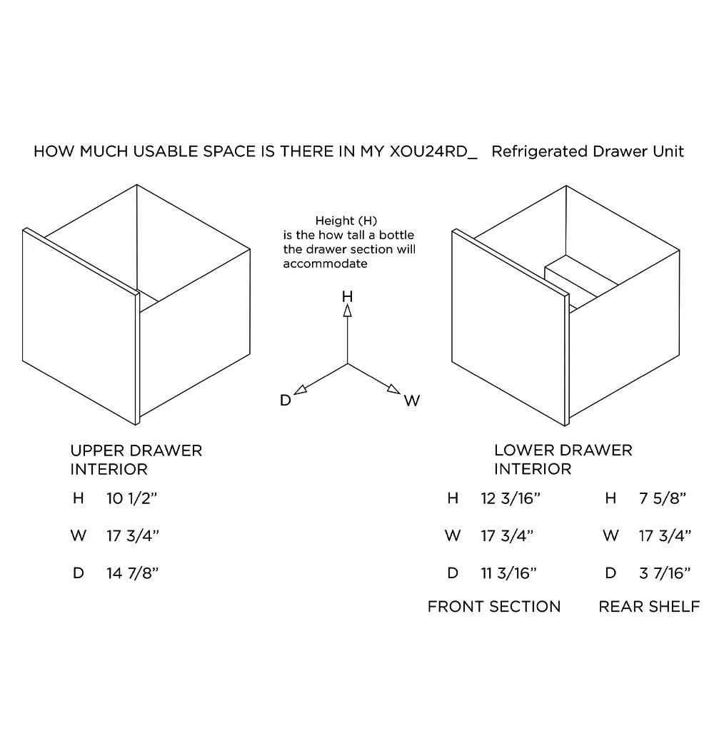 Refrigerated Drawers 24" Solid Panel Ready