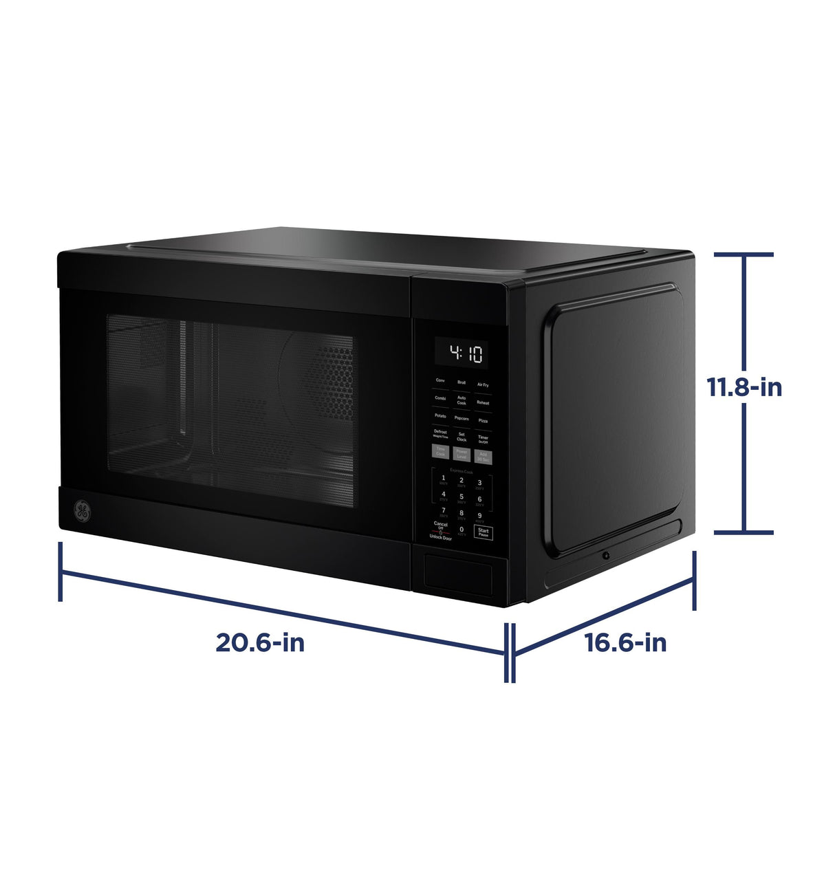 GE® 1.0 Cu. Ft. Capacity Countertop Convection Microwave Oven with Air Fry