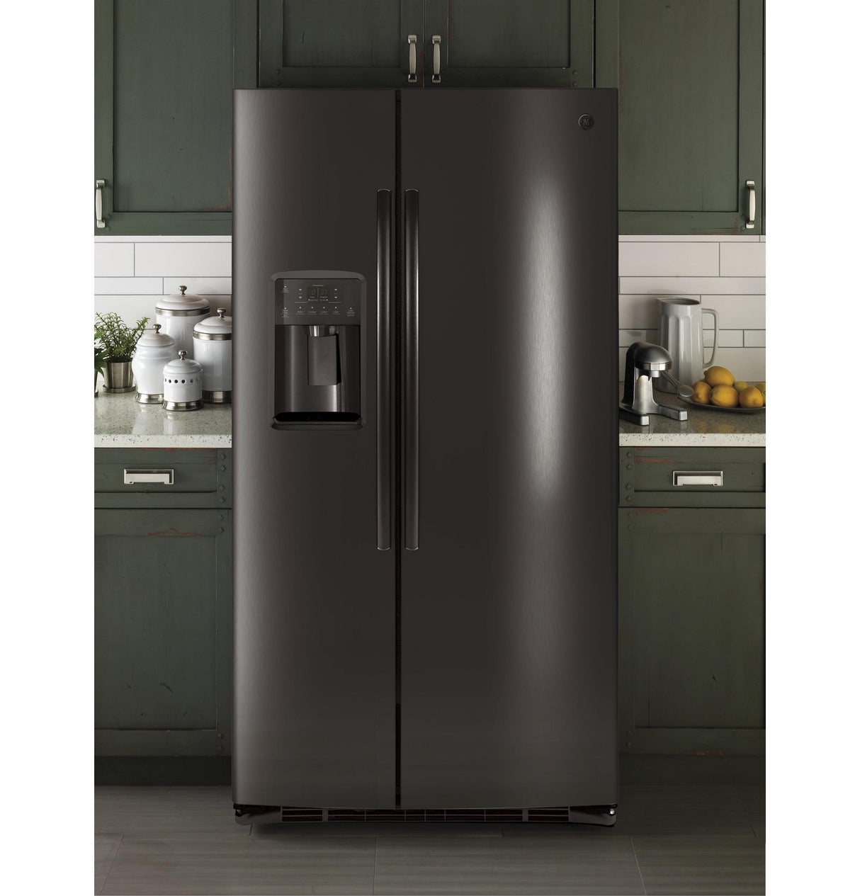 GE® ENERGY STAR® 25.3 Cu. Ft. Side-By-Side Refrigerator