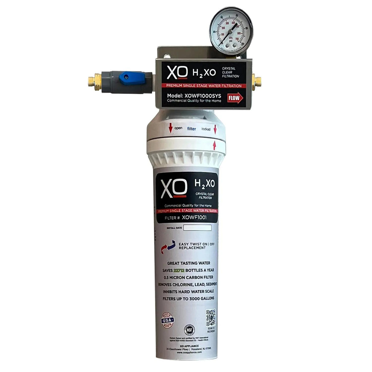 Single Stage Home Water Filtration System