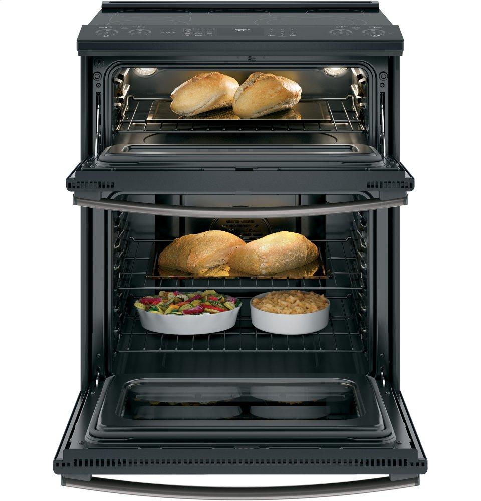 GE Profile™ 30" Smart Slide-In Electric Double Oven Convection Range