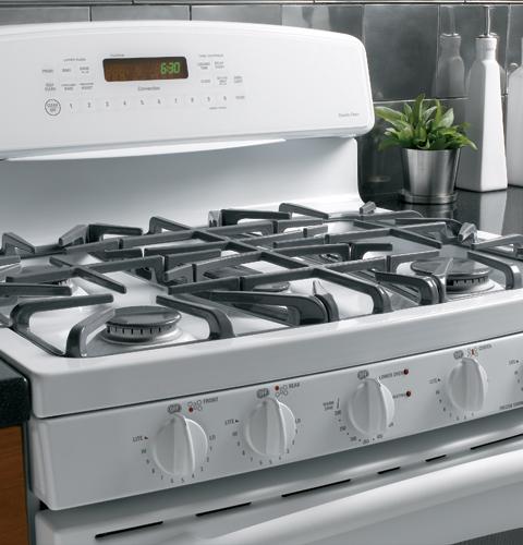 GE Profile 30" Free-Standing Dual-Fuel Double Oven Range