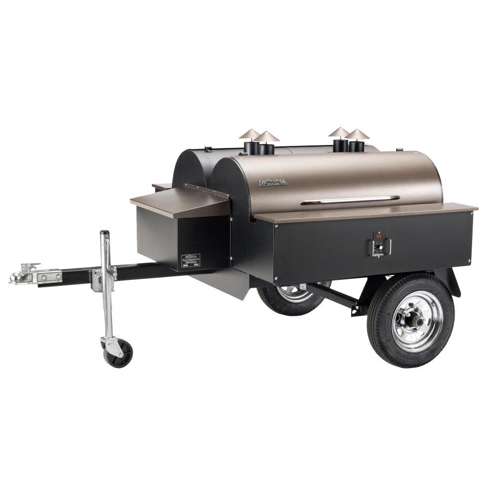 Double Commercial Pellet Grill Trailer