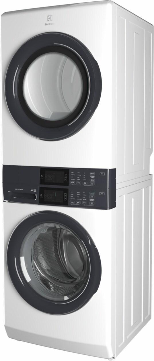 Laundry Tower Single Unit Front Load 4.4 Cu. Ft. Washer & 8 Cu. Ft. Electric Dryer