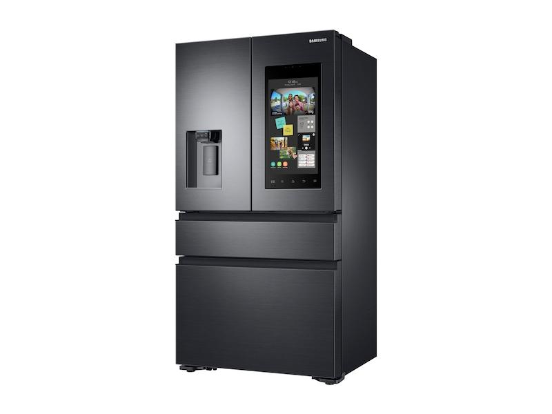 22 cu. ft. Family Hub™ Counter Depth 4-Door French Door Refrigerator in Black Stainless Steel