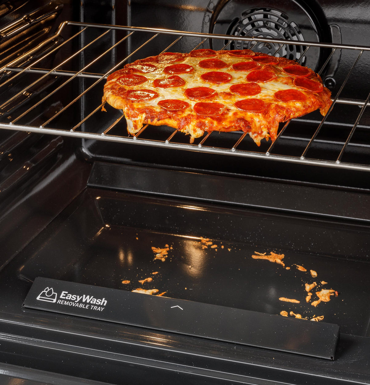 GE® ENERGY STAR® 30" Slide-In Electric Convection Range with No Preheat Air Fry and EasyWash™ Oven Tray
