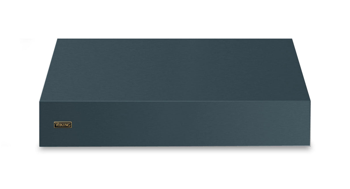 48"W. 18"H. Wall Hood (Finish: Squall, Trim: Brushed Brass)