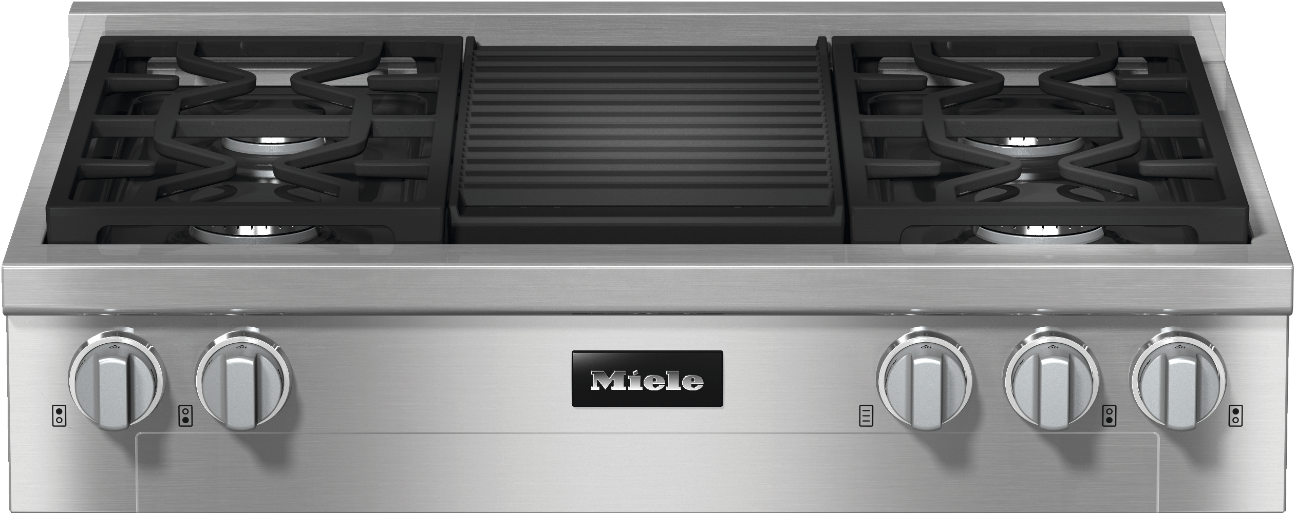 KMR 1135-3 G GR EDST/CLST - 36-inch Range Top with 4 burners and grill for flexibility and high performance