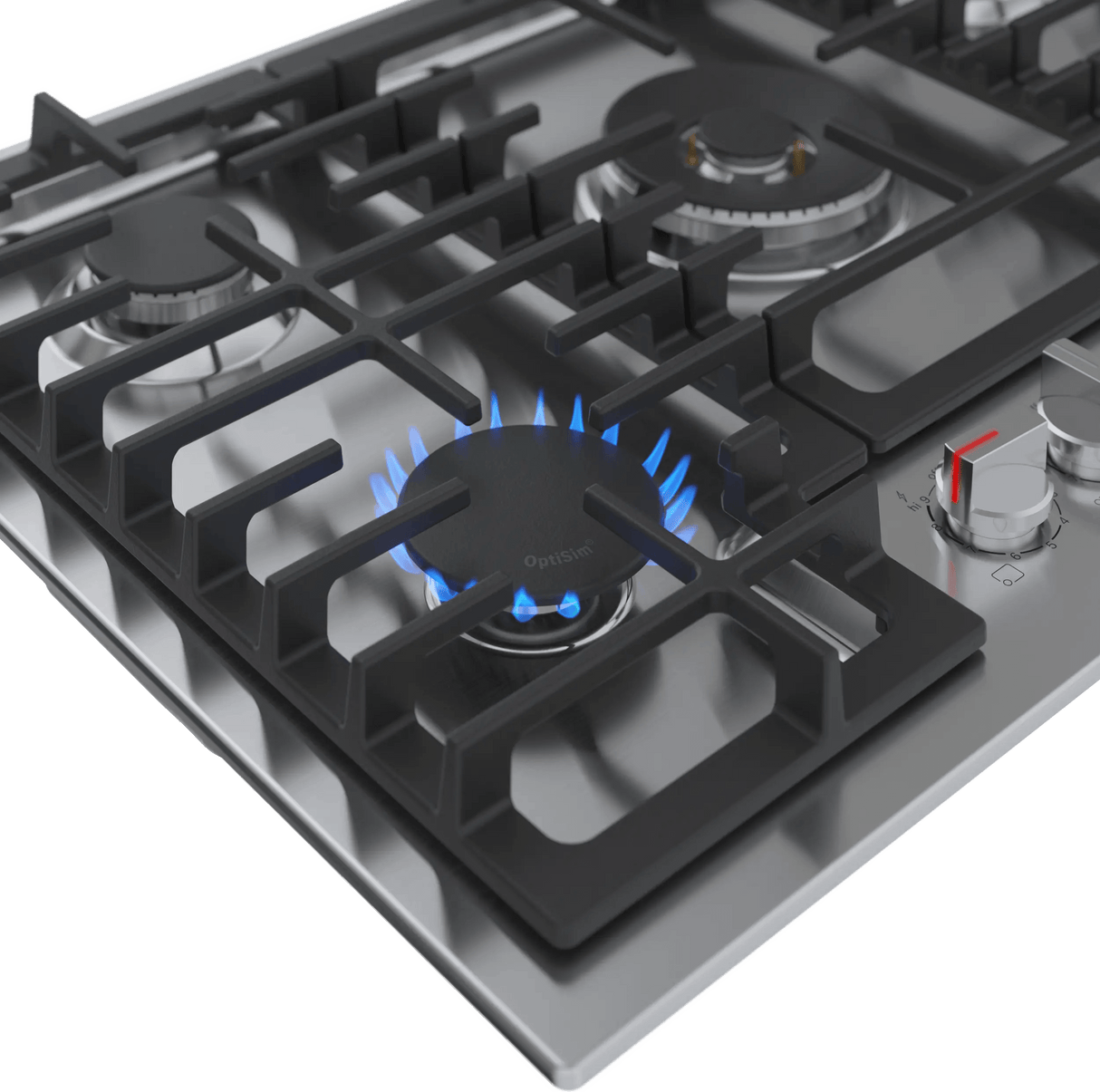 800 Series Gas Cooktop 30" Stainless steel