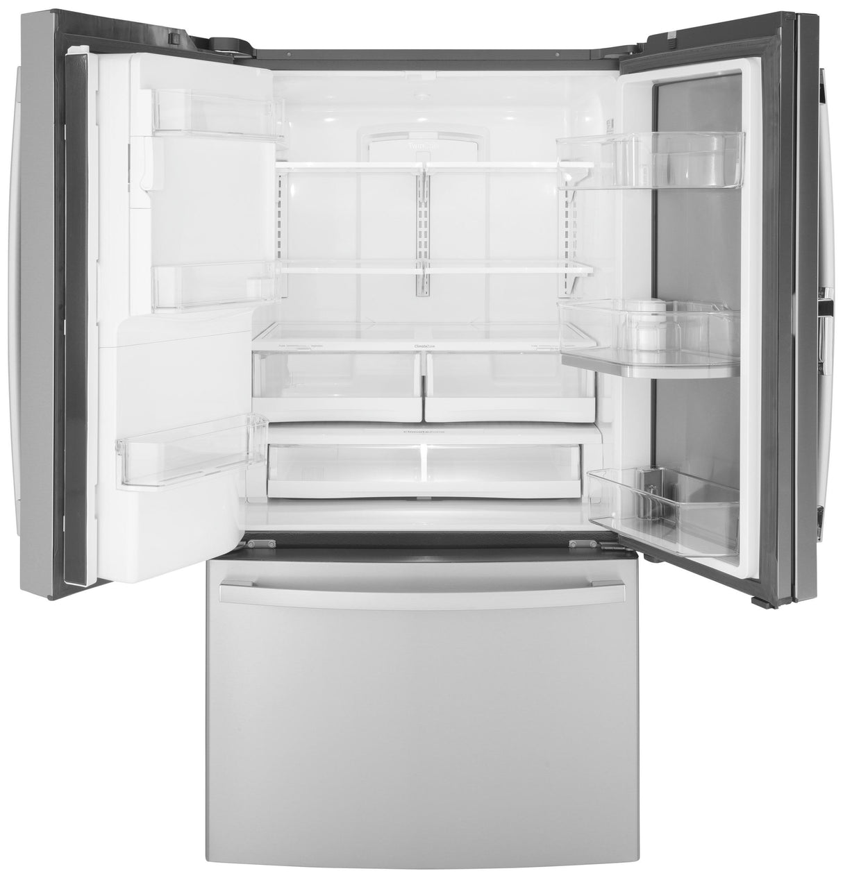 GE® 27.7 Cu. Ft. Fingerprint Resistant French-Door Refrigerator with Door In Door