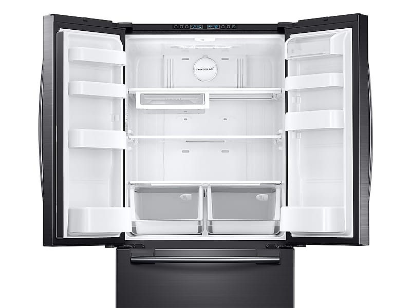 18 cu. ft. Counter Depth French Door Refrigerator in Black Stainless Steel