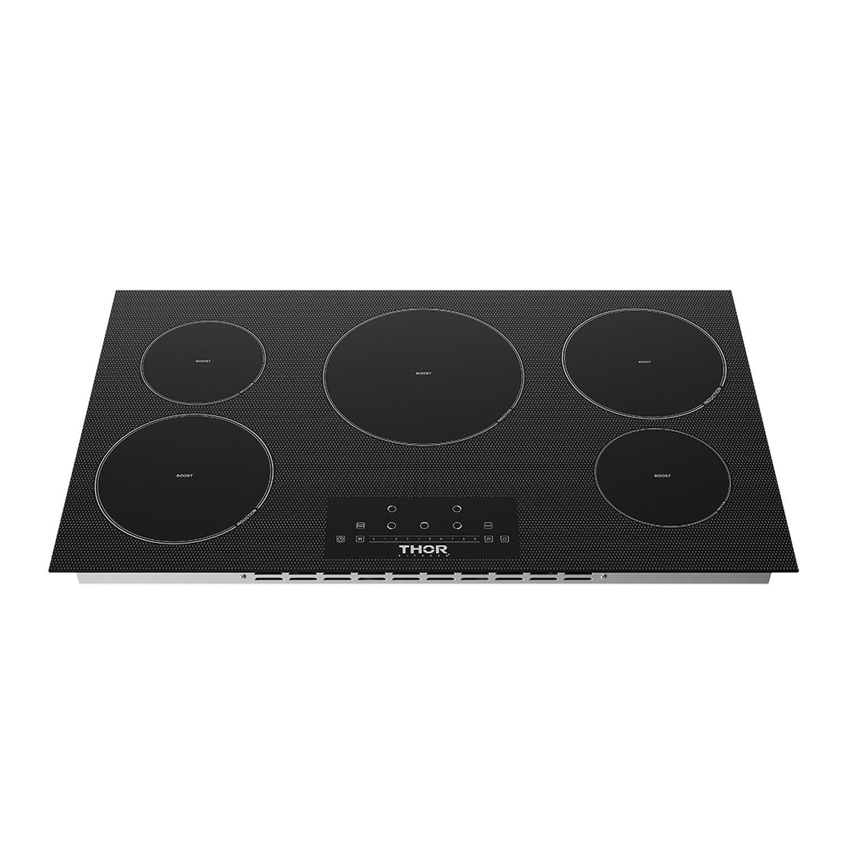 36 Inch 5-element Induction Cooktop In Black With Touch Controls