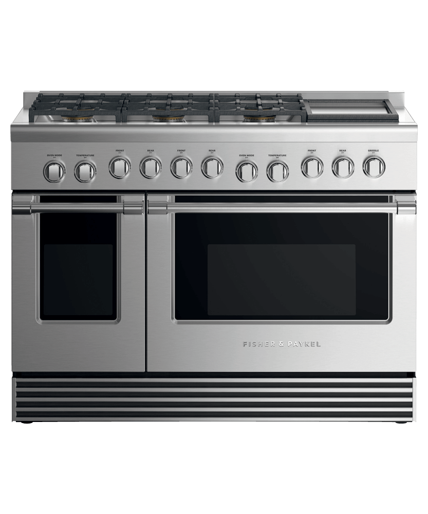 Gas Range 48", 6 Burners with Griddle