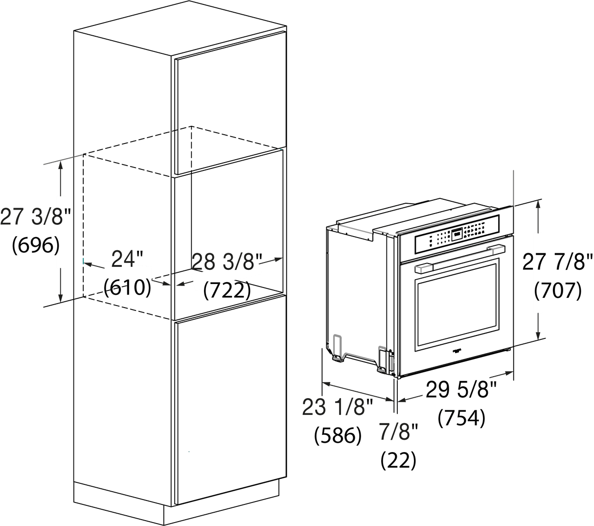 30" TOUCH CONTROL SELF CLEAN OVEN
