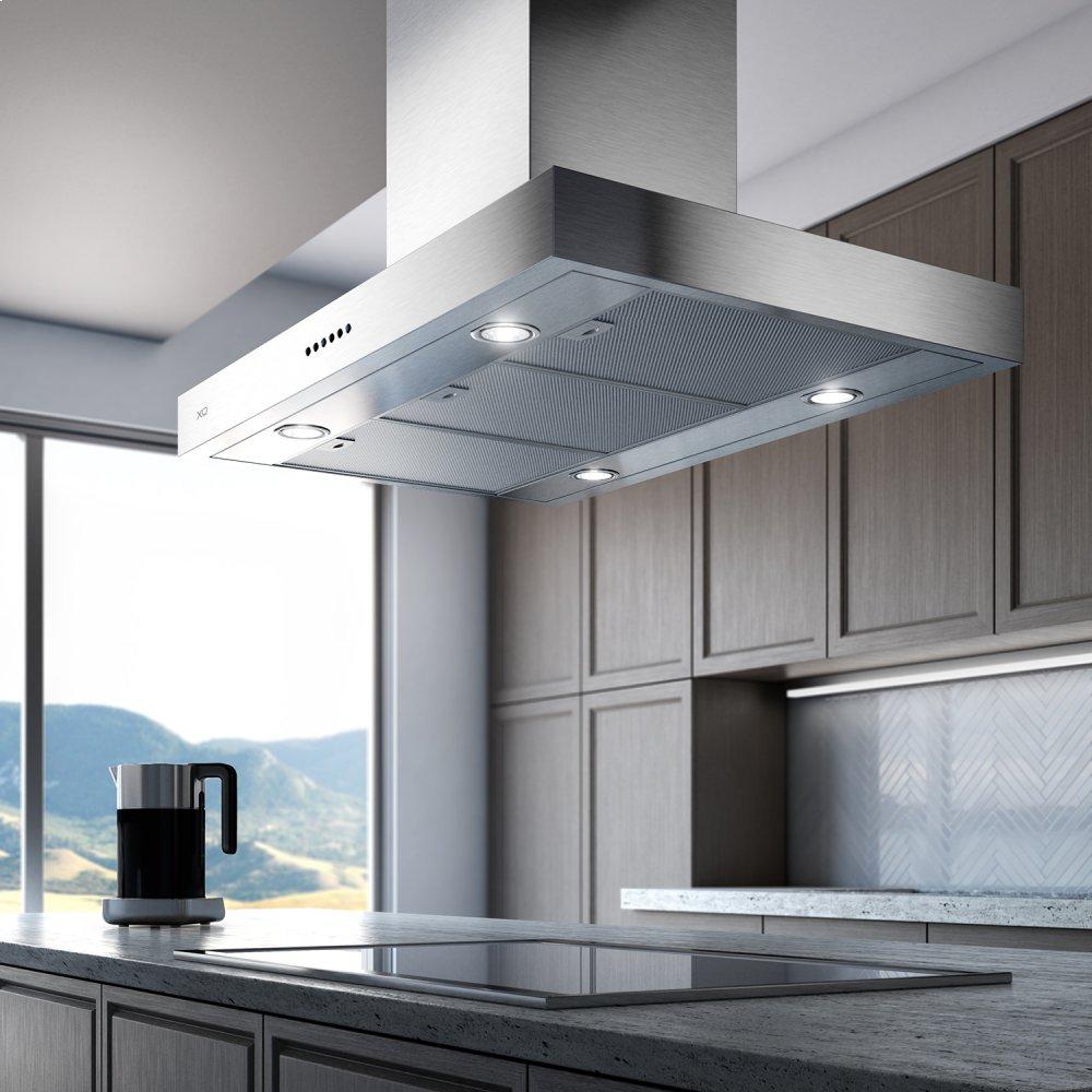 Low Profile Island Hood 36in SS 395 CFM