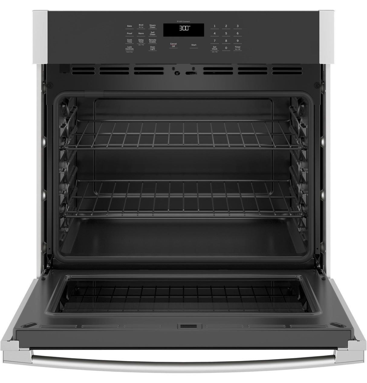 GE® 30" Smart Built-In Self-Clean Single Wall Oven with Never-Scrub Racks