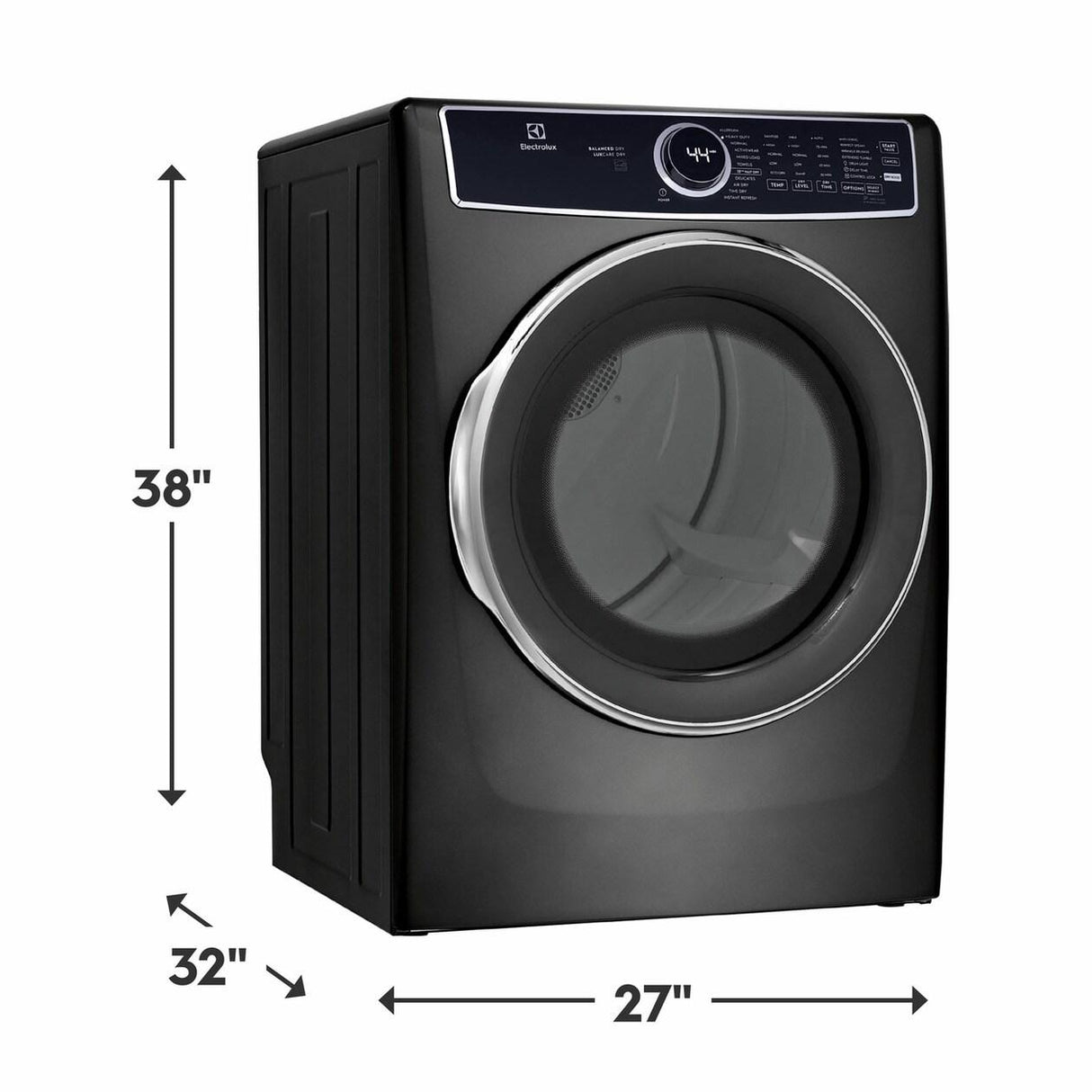 Front Load Perfect Steam™ Electric Dryer with Predictive Dry™ and Instant Refresh - 8.0 Cu. Ft.