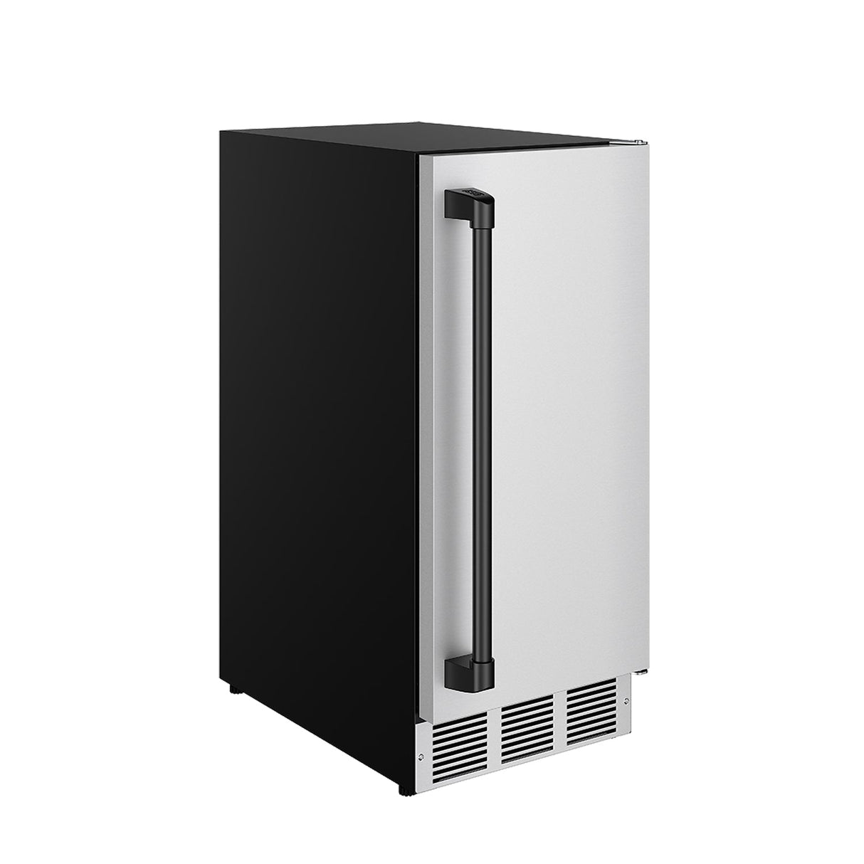 15 Inch Undercounter Built-in/freestanding Ice Maker In Stainless Steel/black Gordon Ramsay Series