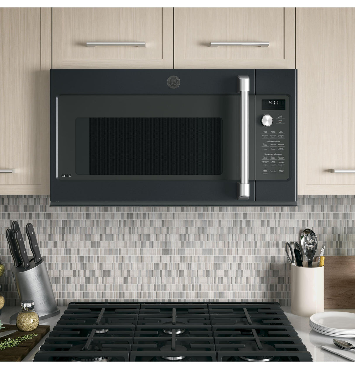 CAF(EBACK)™ 1.7 Cu. Ft. Convection Over-the-Range Microwave Oven