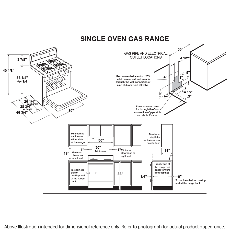 Hotpoint® 30" Free-Standing Gas Range