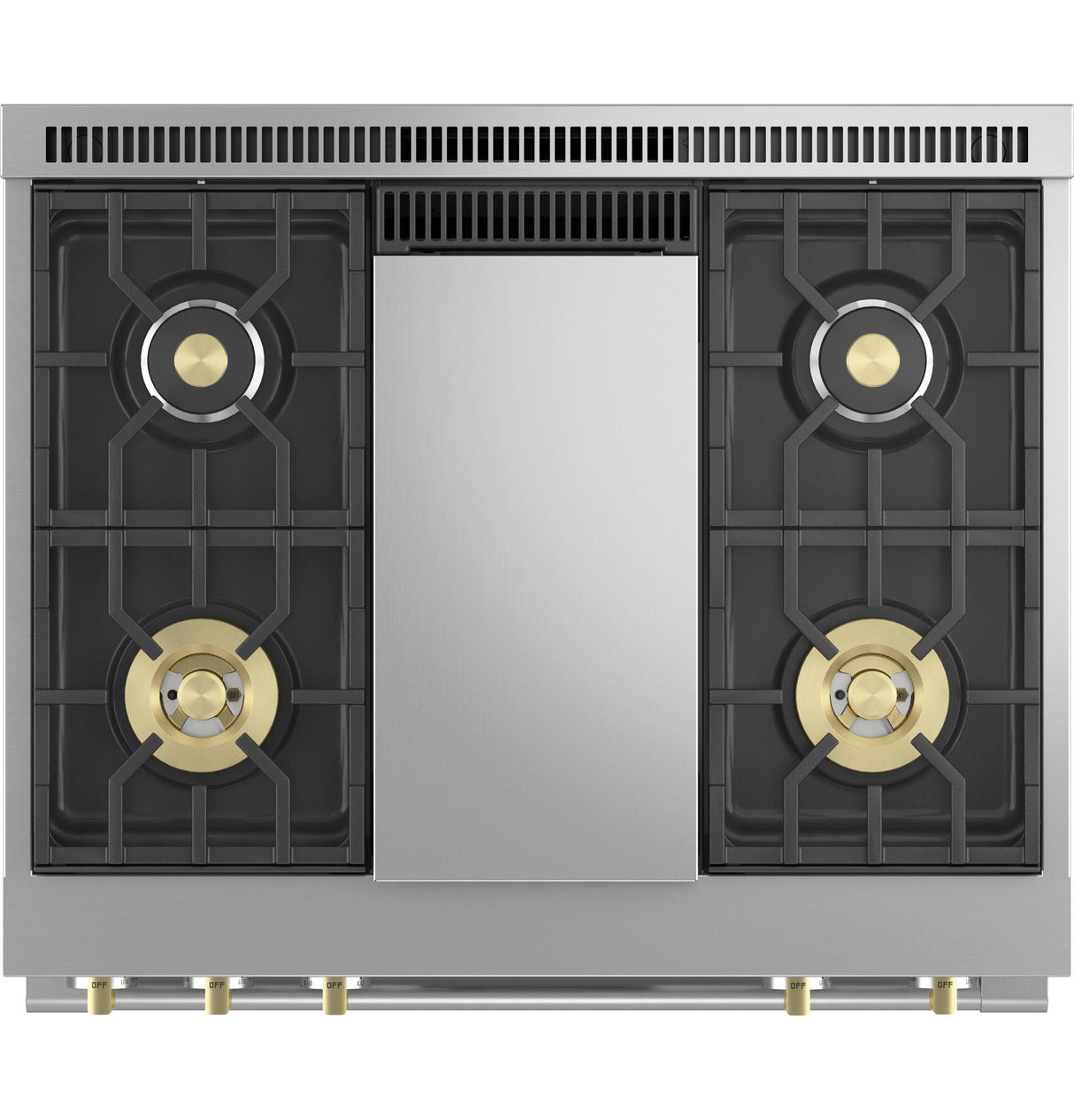 Monogram 36" Dual-Fuel Professional Range with 4 Burners and Griddle
