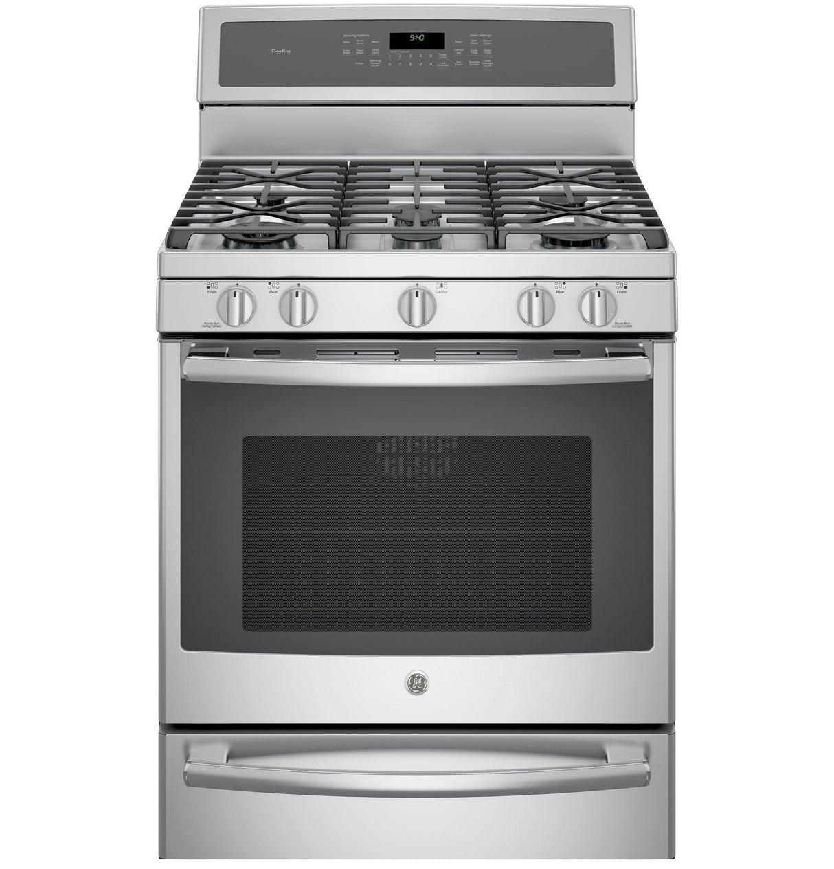 GE Profile™ Series 30" Free-Standing Gas Convection Range with Warming Drawer
