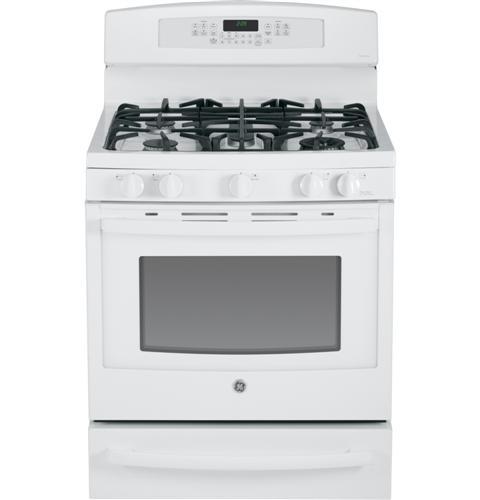 GE Profile™ Series 30" Dual-Fuel Free-Standing Range with Warming Drawer