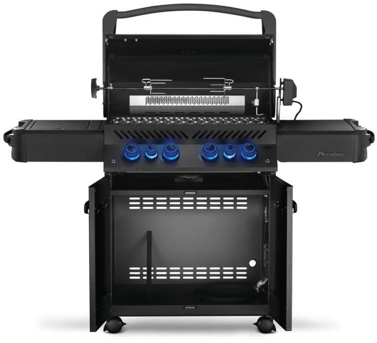 Phantom Prestige 500 RSIB with Infrared Side and Rear Burners , Natural Gas, Matte/Matt Black