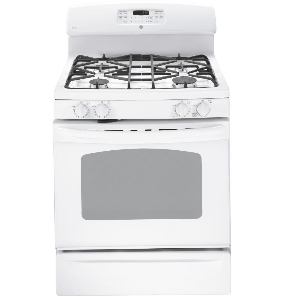 GE® 30" Free-Standing Gas Convection Range