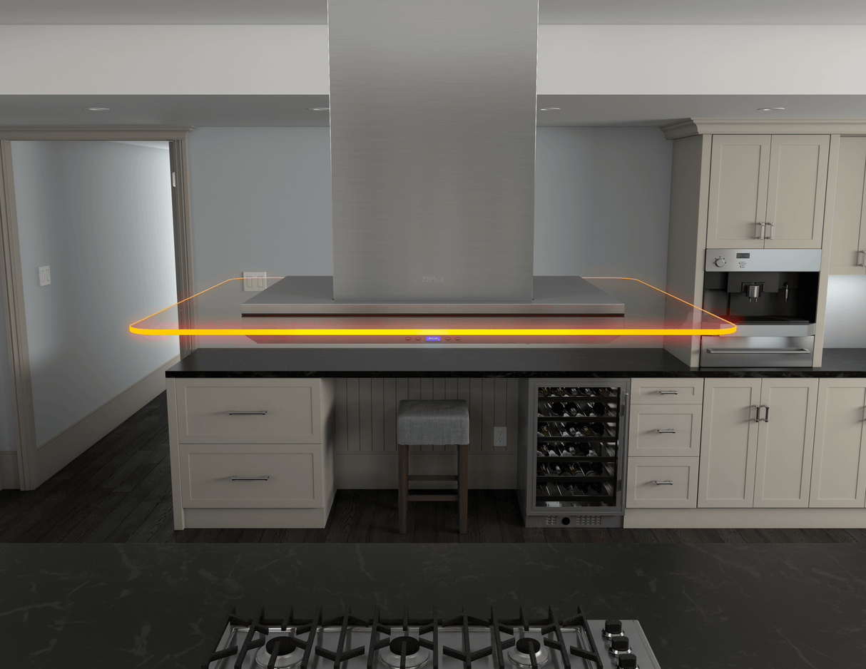 Verona, Is., 90cm, SS+Glass, 715 CFM, DCBL, ACT