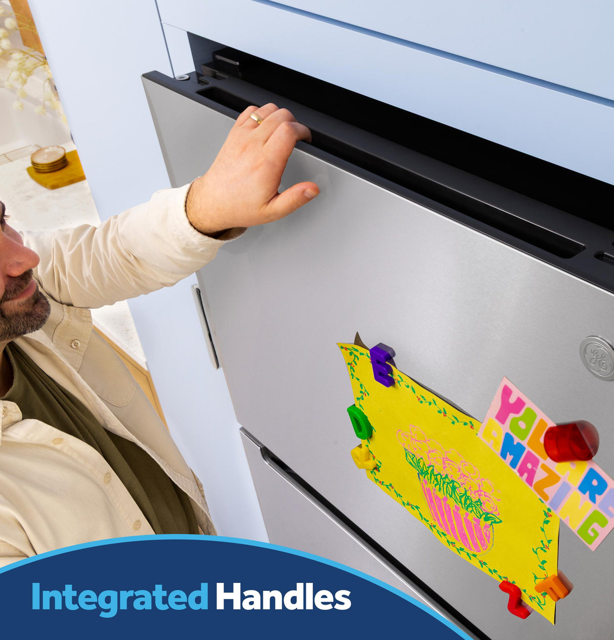 GE® 21 Cu. Ft. Garage Ready Top-Freezer Refrigerator