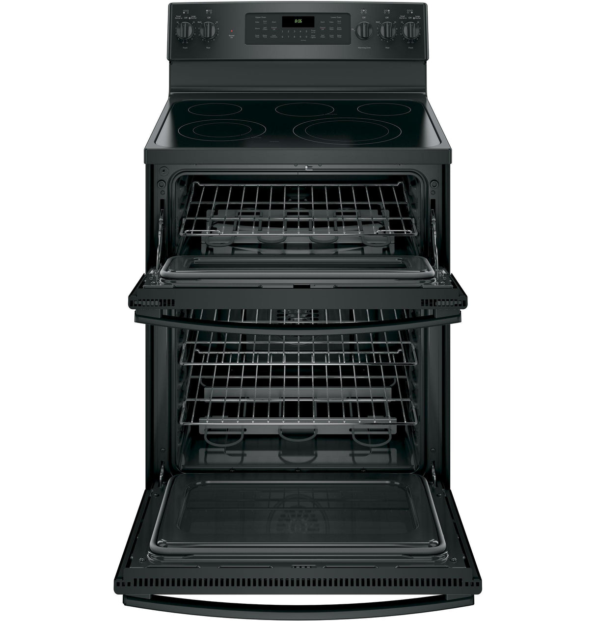 GE® 30" Free-Standing Electric Double Oven Convection Range