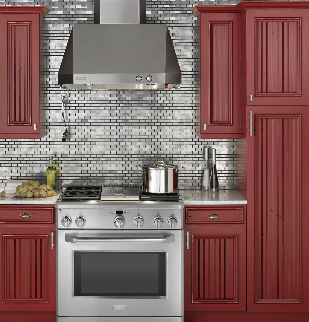Monogram 36" All Gas Professional Range with 4 Burners and Griddle (Liquid Propane)