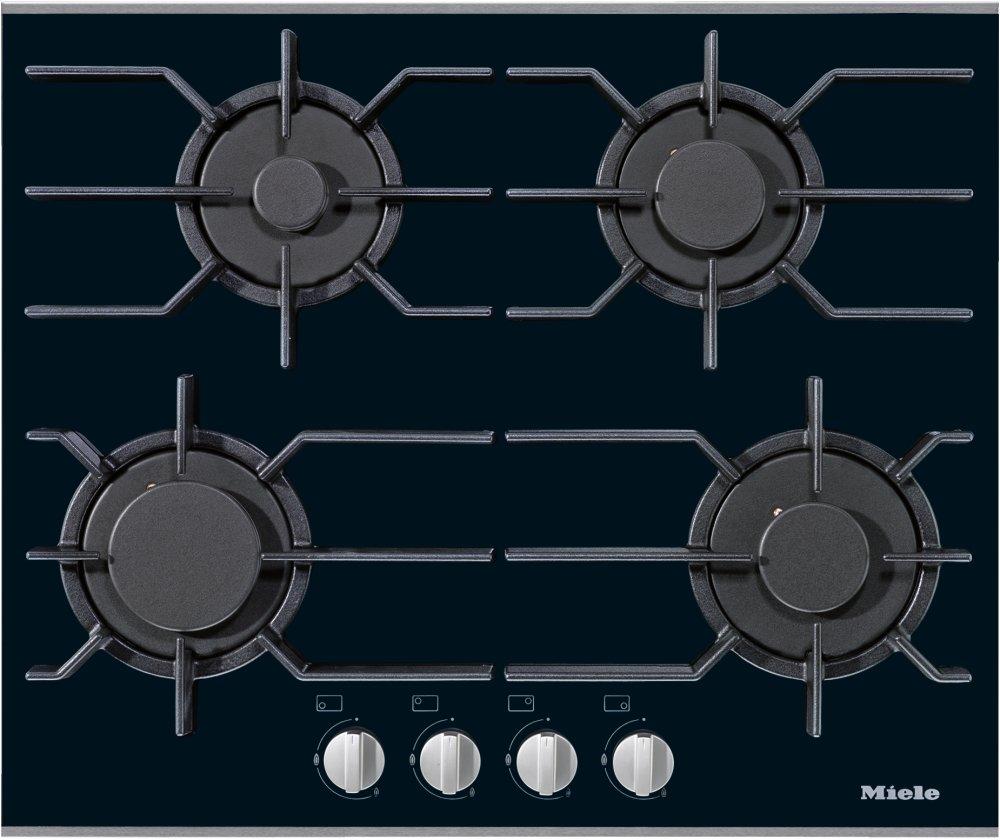 KM 3010 G Stainless steel - Gas cooktop with 4 burners