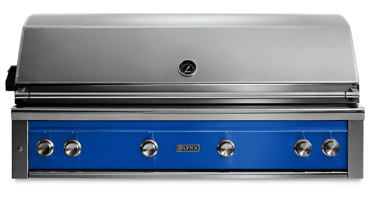 54" Built-In Grill - 1 Trident™ w/ Rotisserie - Pacific Blue