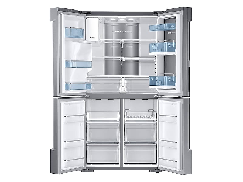 22 cu. ft. Food Showcase Counter Depth 4-Door Flex™ Refrigerator with FlexZone™ in Stainless Steel