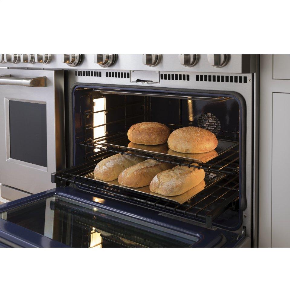 GE Cafe™ Series 48" Dual-Fuel Professional Range with 6 Burners and Griddle (Natural Gas)