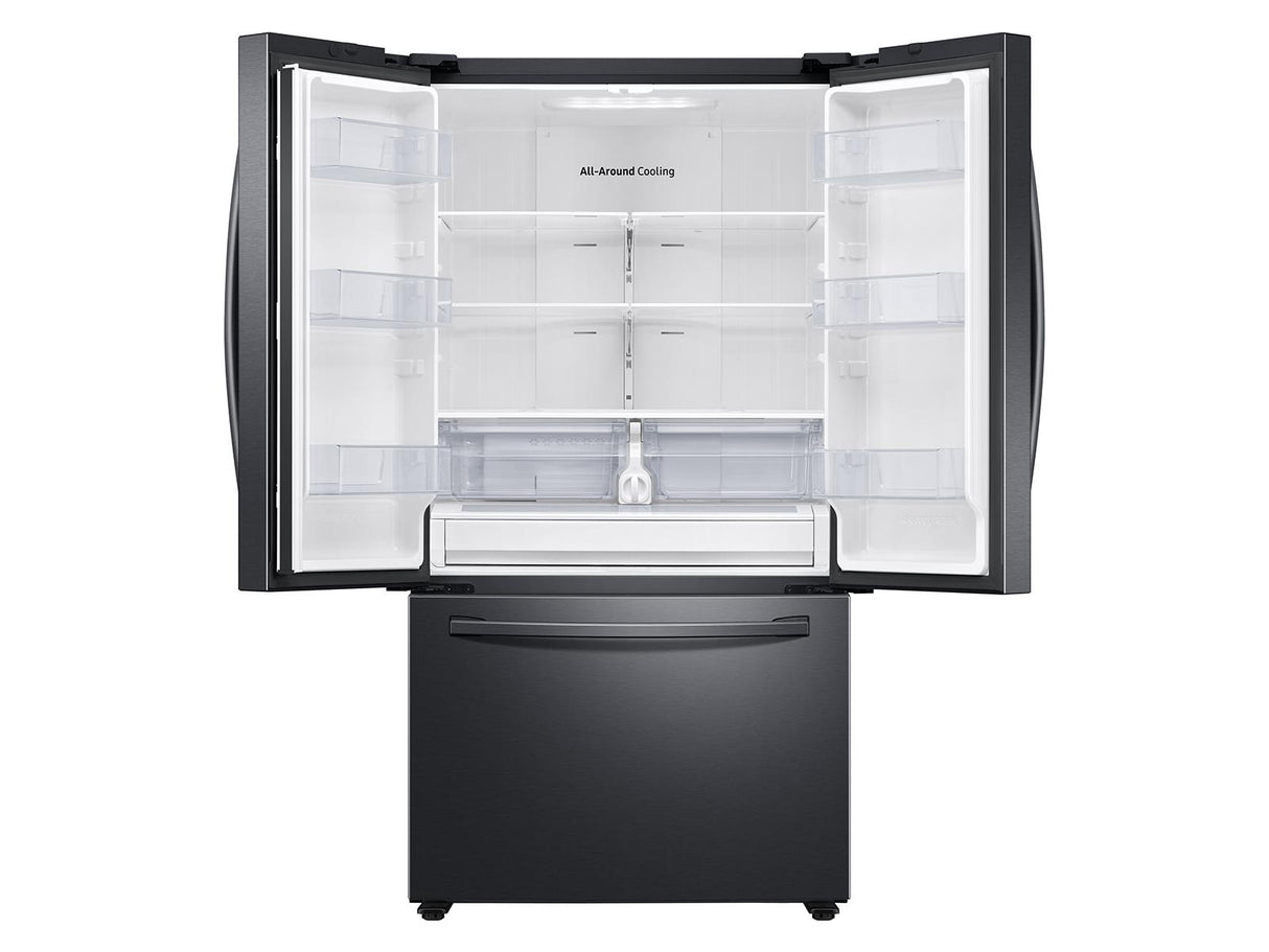 28 cu. ft. 3-Door French Door Refrigerator with Family Hub™ in Black Stainless Steel