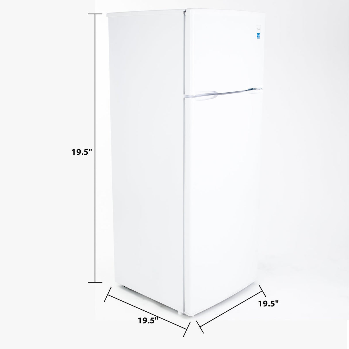 7.4 cu. ft. Apartment Size Refrigerator - White / 7.4 cu. ft.