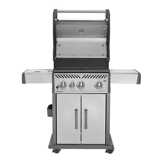 Rogue 425 with Infrared Side Burner in Stainless Steel