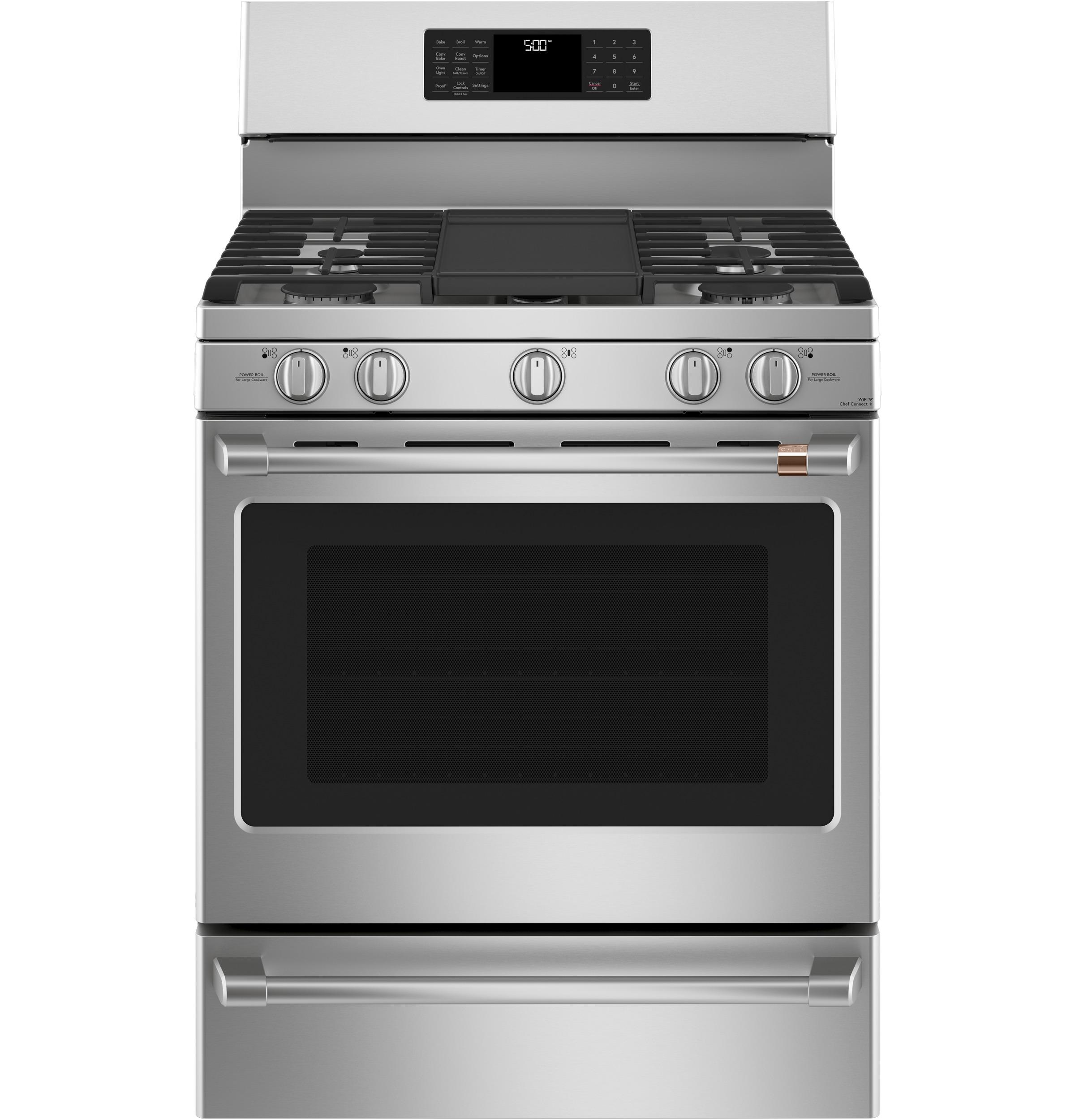 Café™ 30" Smart Free-Standing Gas Range with Convection