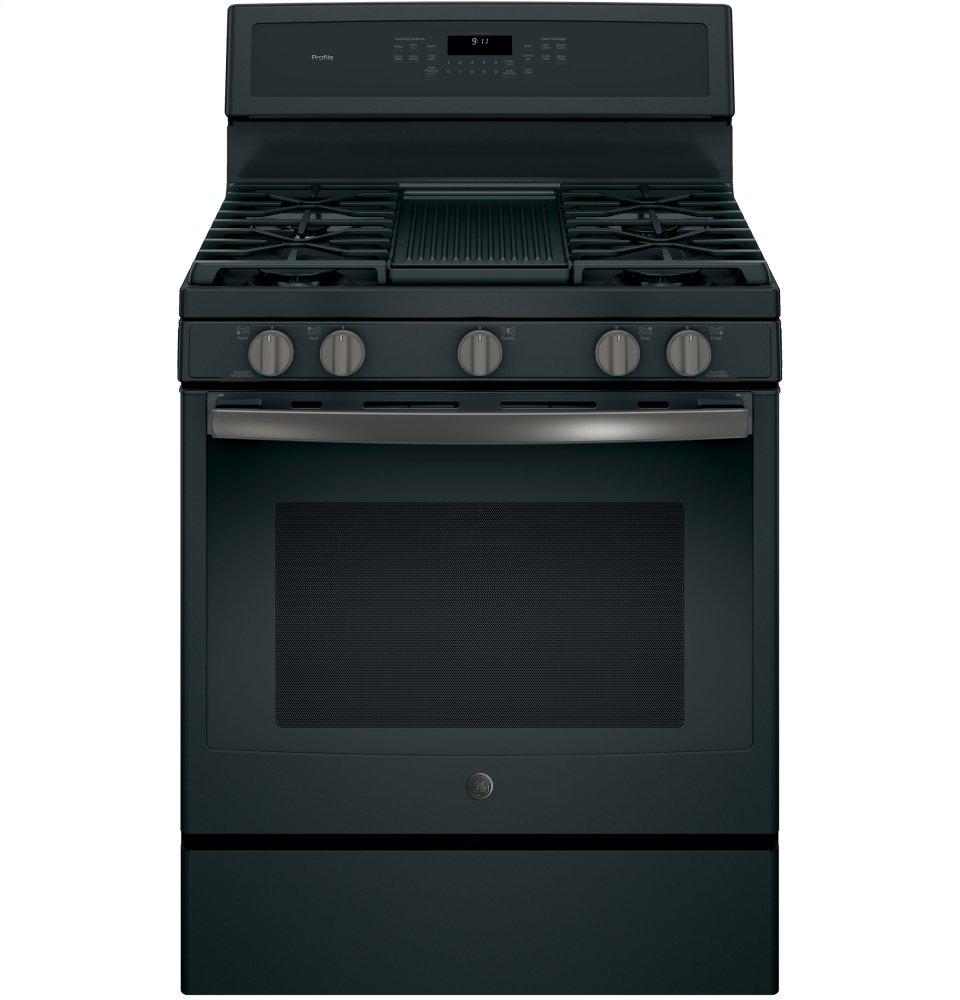 GE Profile™ 30" Free-Standing Gas Convection Range