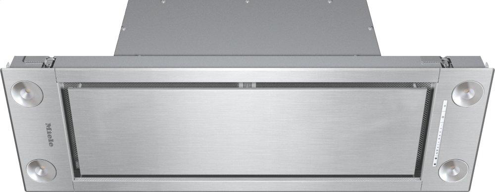 DA 2698 Stainless steel - Insert ventilation hood with energy-efficient LED lighting and backlit controls for easy use.