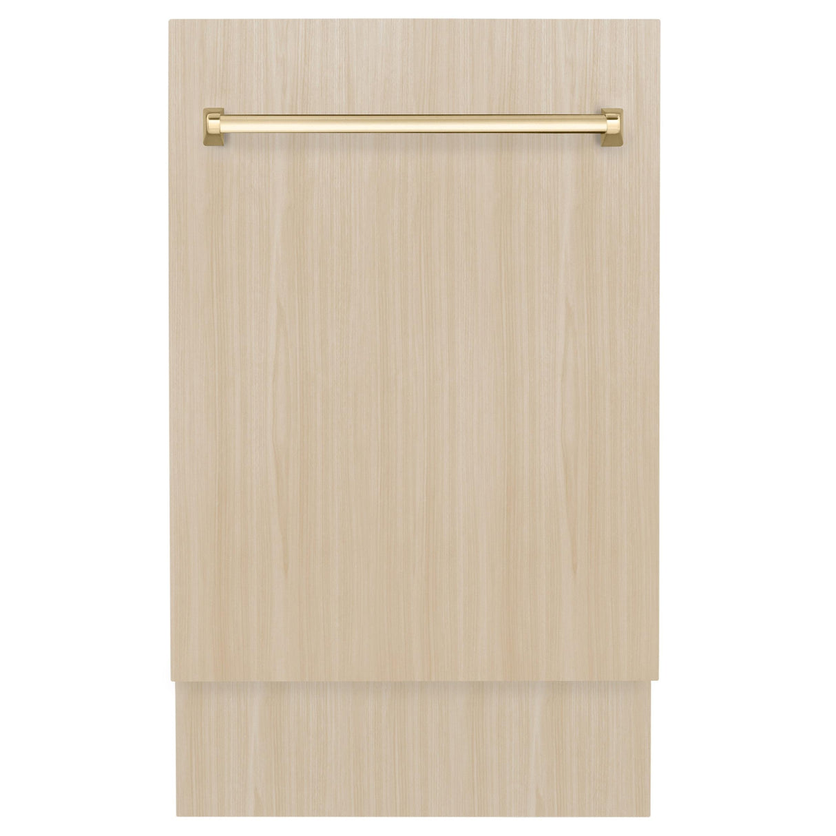 ZLINE Autograph Edition 18? Tallac Series 3rd Rack Top Control Dishwasher in Custom Panel Ready with Matte Black Handle, 51dBa (DWVZ-18-MB)