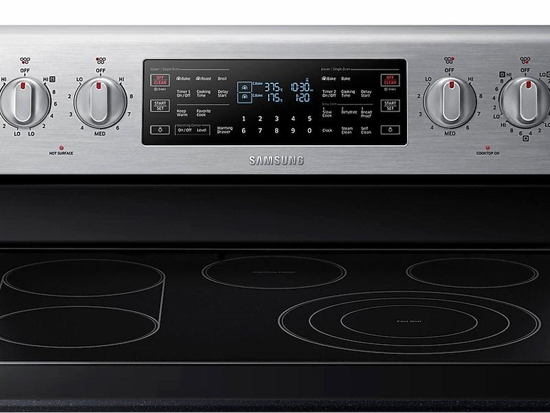 5.9 cu. ft. Freestanding Electric Range with Flex Duo™ & Dual Door in Stainless Steel