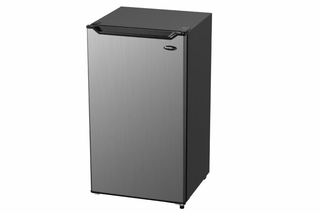 Danby Diplomat 3.2 cu. ft. Compact Refrigerator in Stainless Steel Look