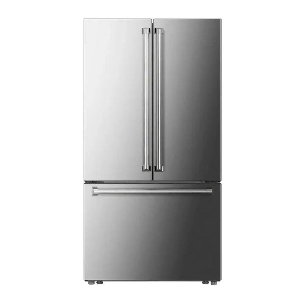 Verona VEBFD3620WIFS 36 inch French Door Counter-Depth Refrigerator with 20.2 cu. ft. Total Capacity, Internal Water Dispenser, Automatic Ice Maker in Stainless Steel